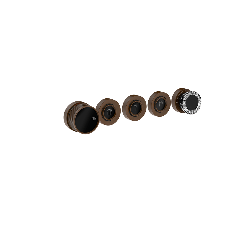 Gessi Shower Mixer 74734 in Dark Bronze