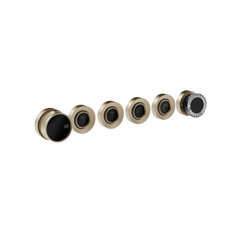 Gessi Shower Mixer 74736 in Finox Brushed Nickel