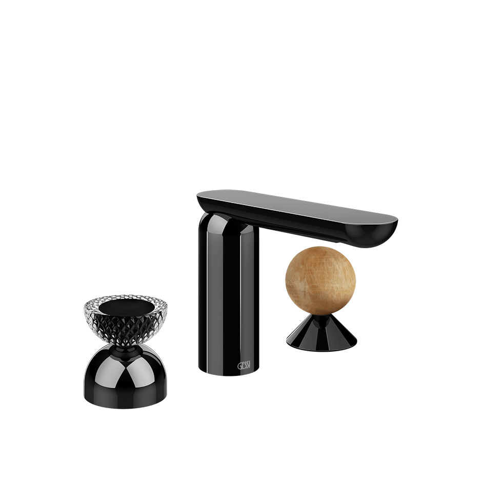 Gessi Washbasin Group 74738 in Black Metal Pvd