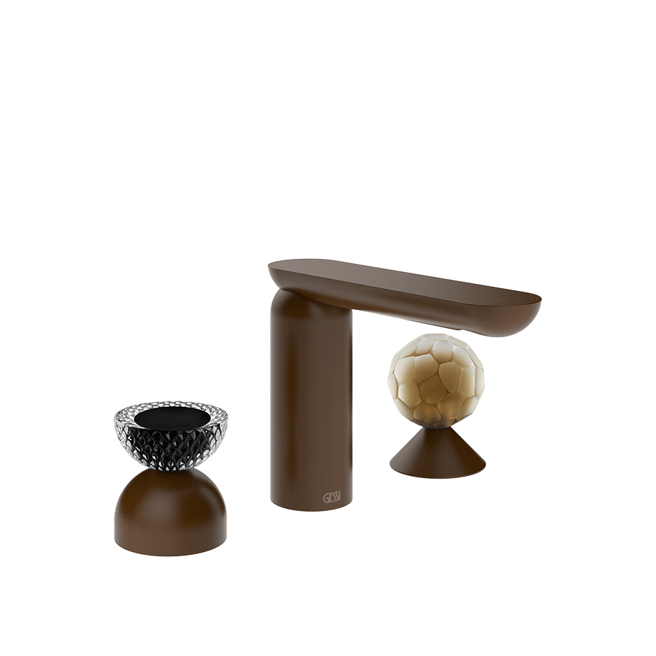 Gessi Washbasin Group 74748 in Dark Bronze