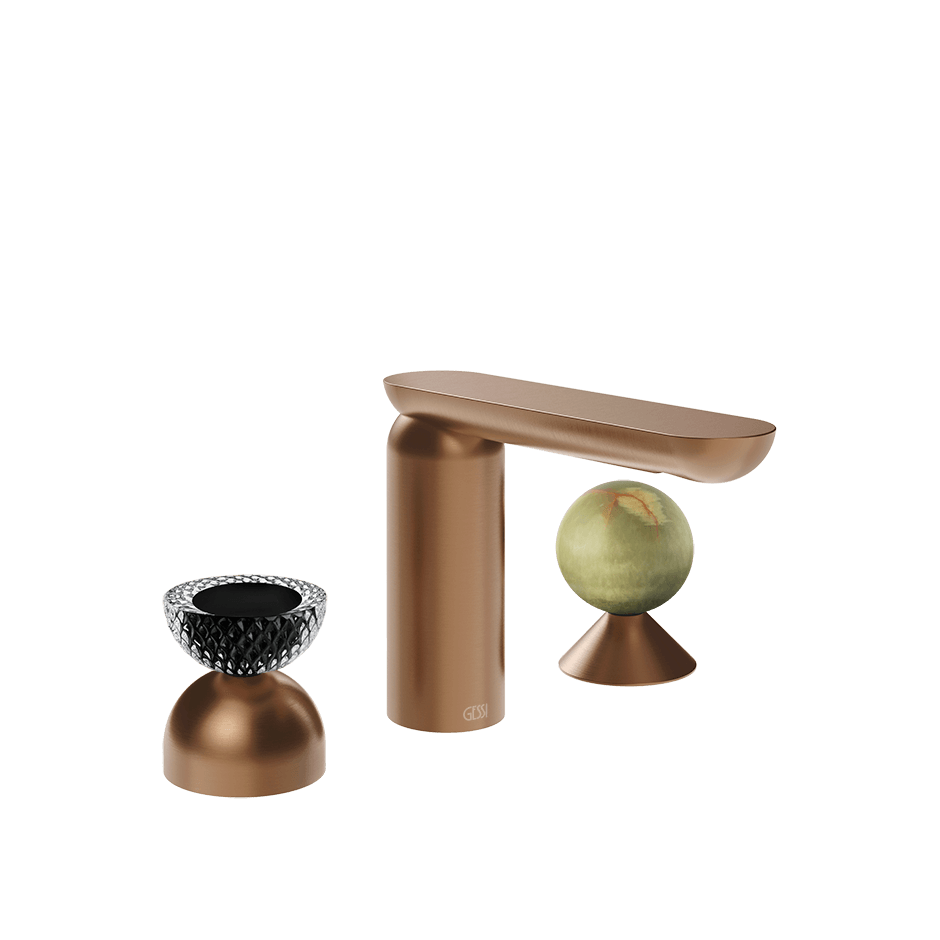 Gessi Washbasin Group 74758 in Copper Brushed Pvd