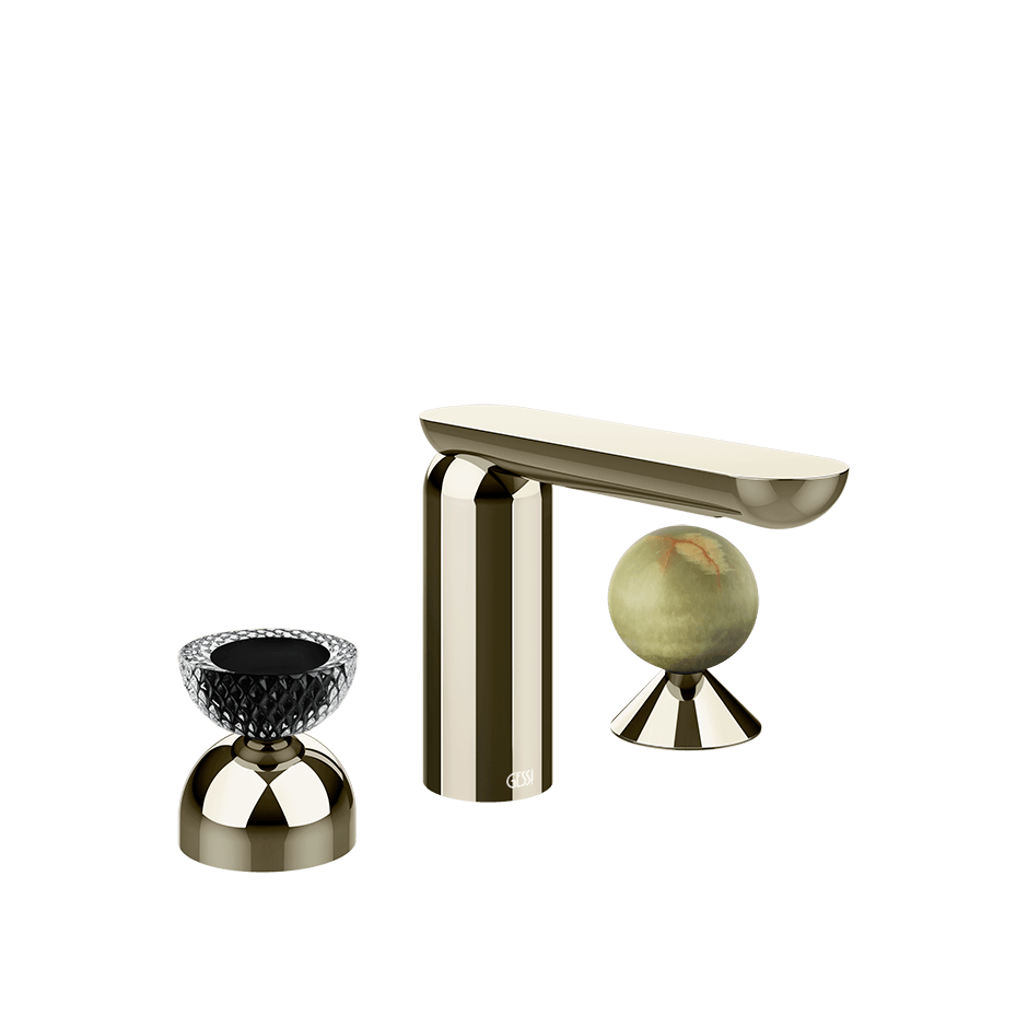 Gessi Washbasin Group 74758 in Nickel Pvd