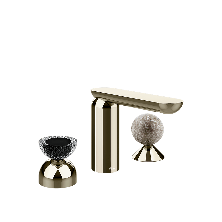 Gessi Washbasin Group 74768 in Nickel Pvd