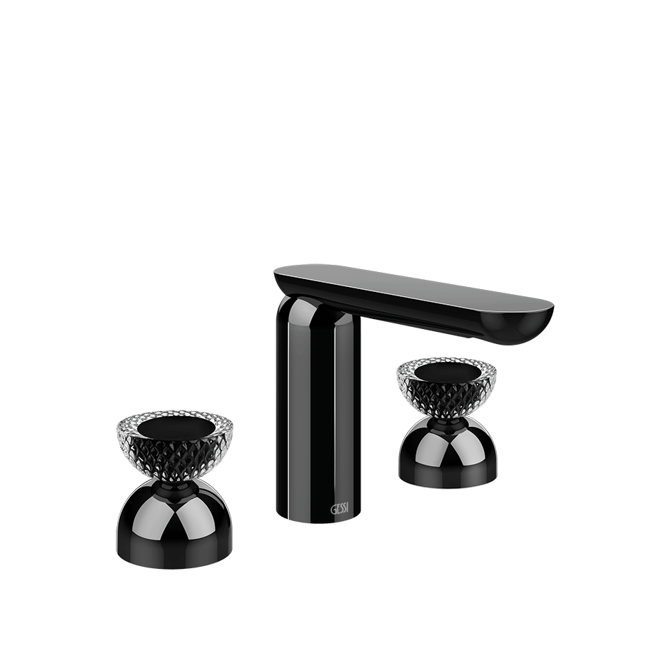 Gessi Washbasin Group 74776 in Black Metal Pvd