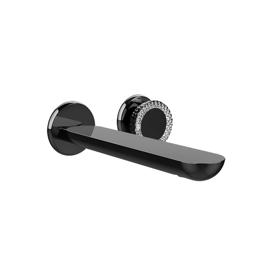 Gessi Washbasin Mixer 74788 in Black Metal Pvd