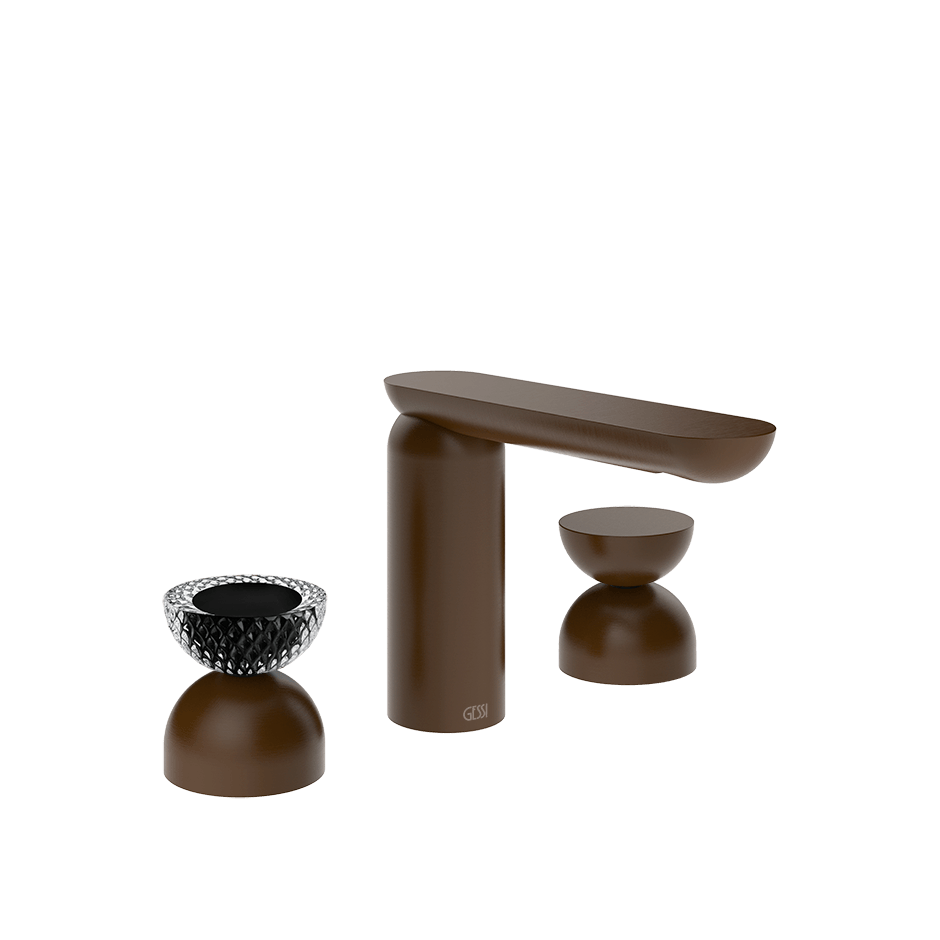 Gessi Washbasin Group 74796 in Dark Bronze
