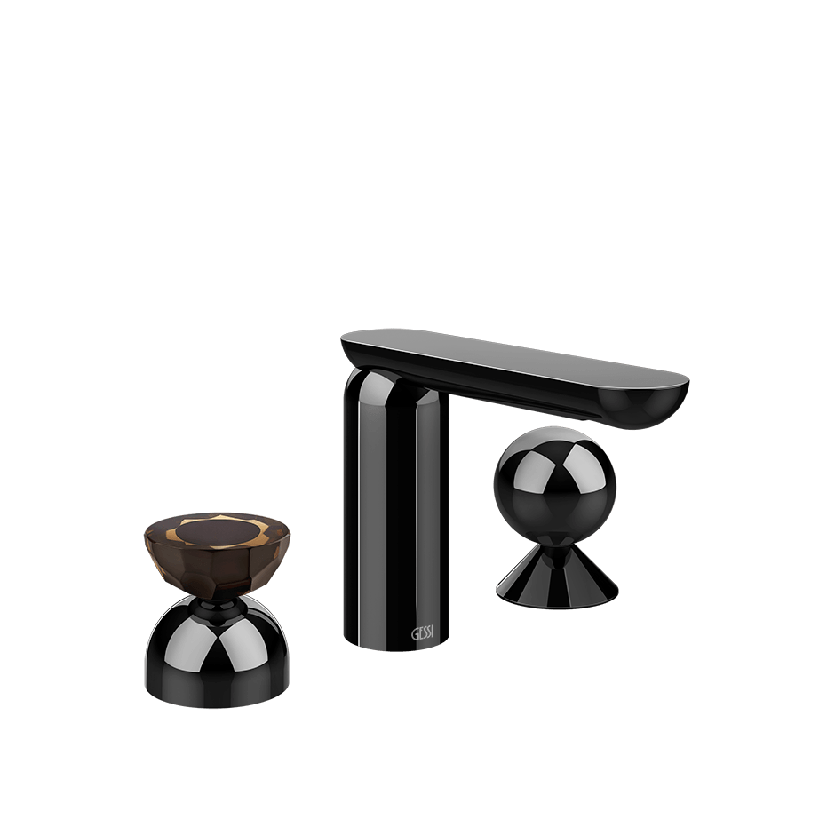 Gessi Washbasin Group 74808 in Black Metal Pvd