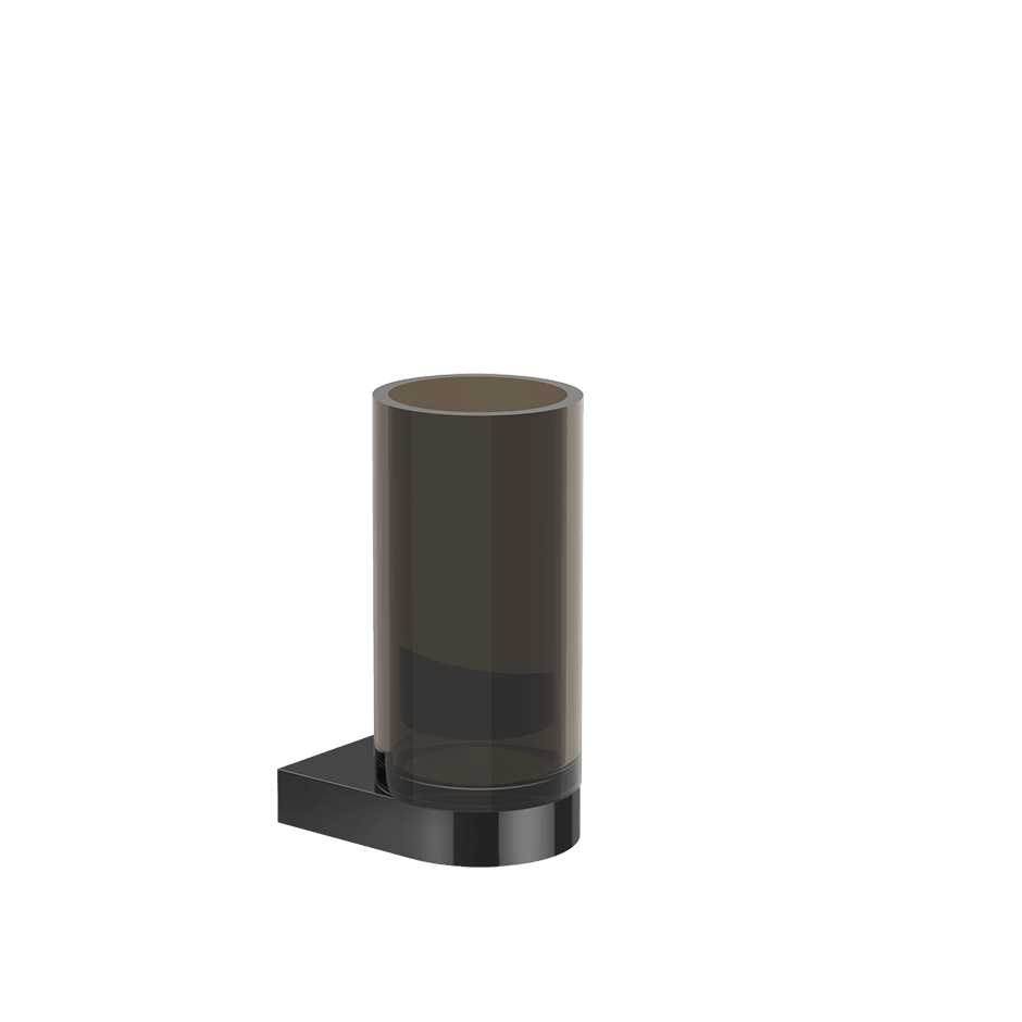 Gessi Tumbler Holder 74816 in Black Metal Pvd