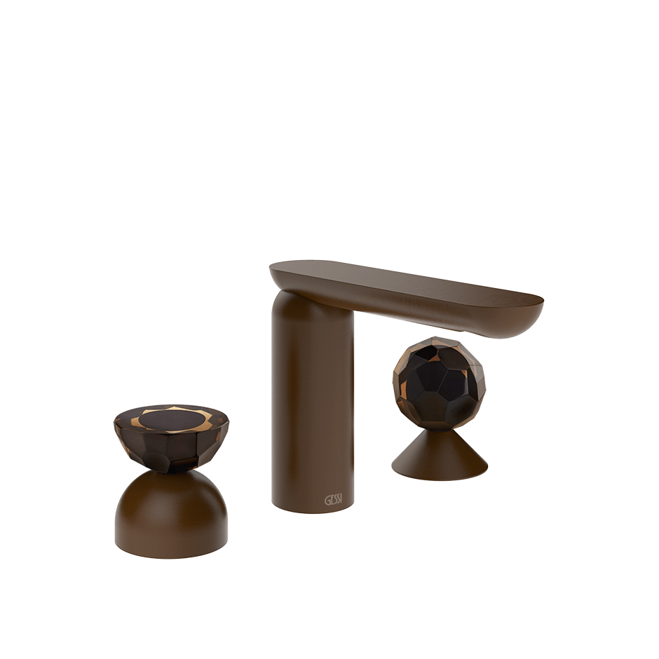 Gessi Washbasin Group 74828 in Dark Bronze