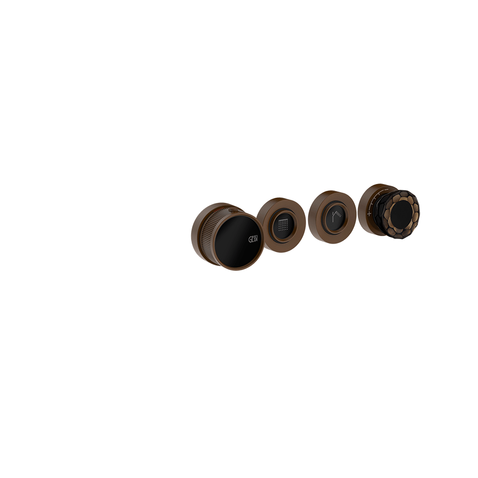 Gessi Shower Mixer 74832 in Dark Bronze