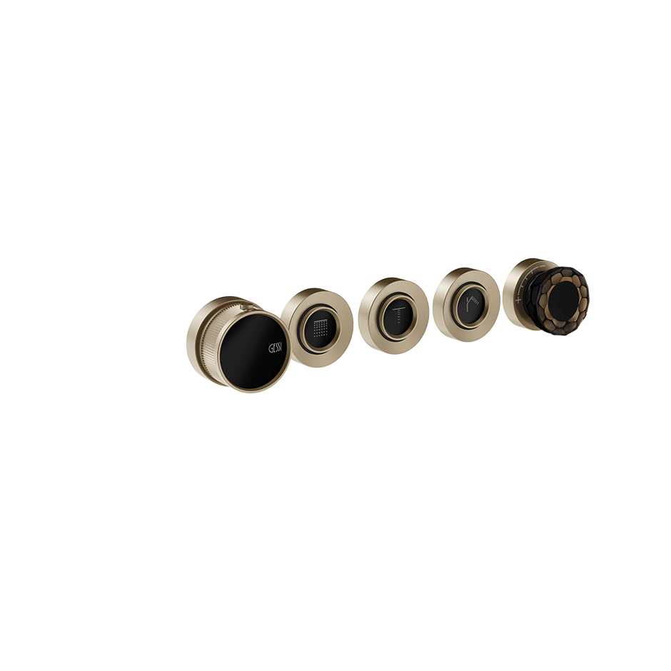 Gessi Shower Mixer 74834 in Finox Brushed Nickel
