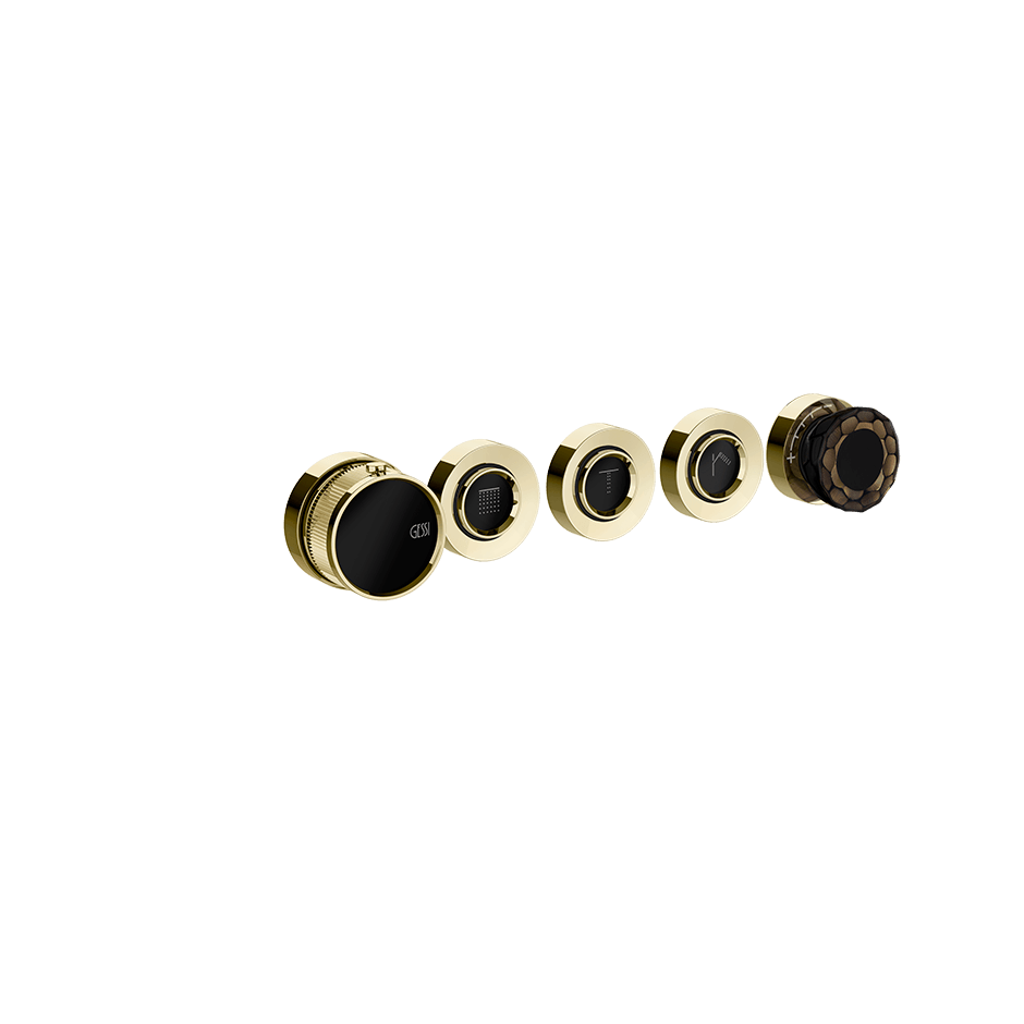 Gessi Shower Mixer 74834 in Brass Pvd