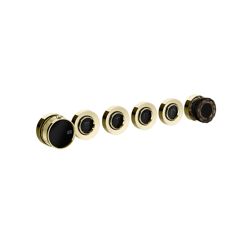 Gessi Shower Mixer 74836 in Brass Pvd