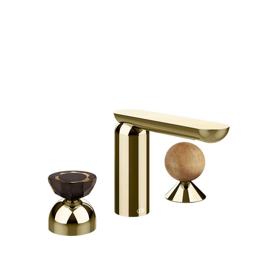 Gessi Washbasin Group 74838 in Brass Pvd