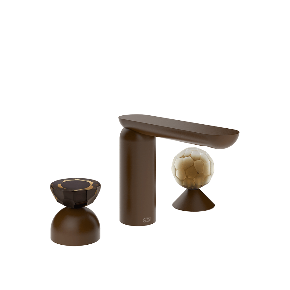 Gessi Washbasin Group 74848 in Dark Bronze