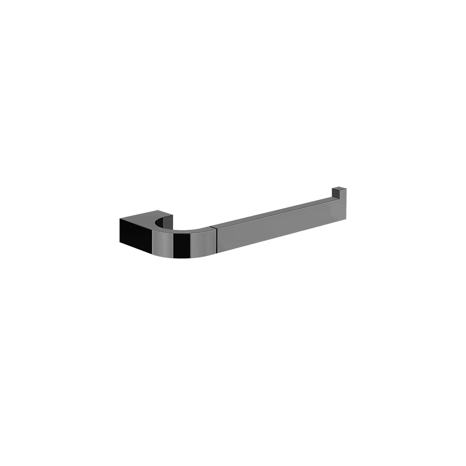 Gessi Paper Roll Holder 74855 in Black Metal Pvd