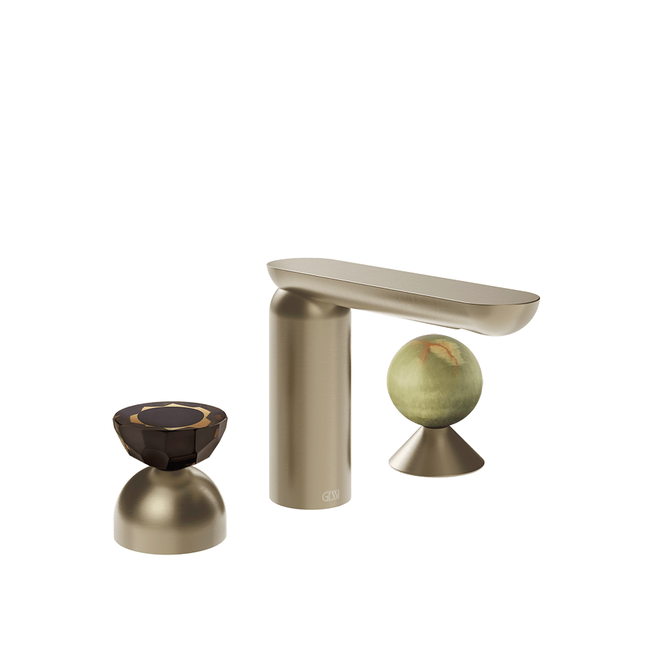 Gessi Washbasin Group 74858 in Finox Brushed Nickel