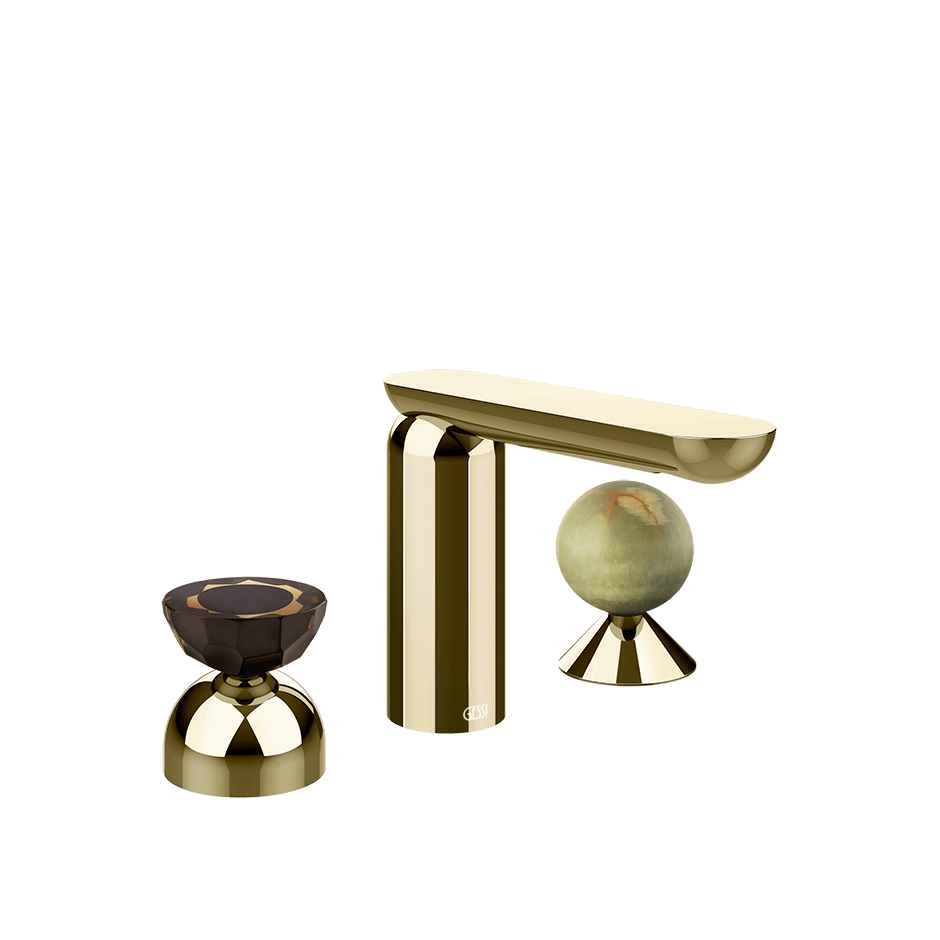 Gessi Washbasin Group 74858 in Brass Pvd