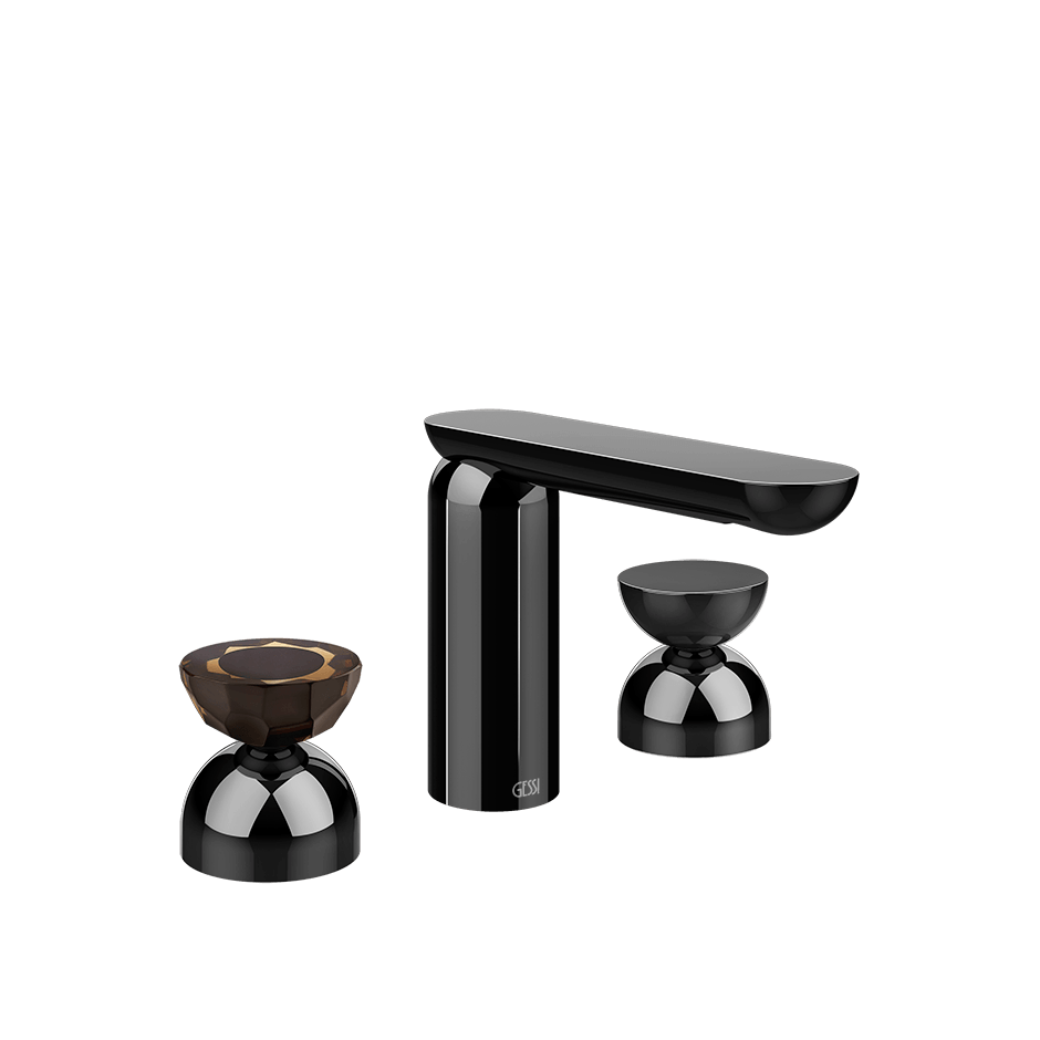 Gessi Washbasin Group 74896 in Black Metal Pvd