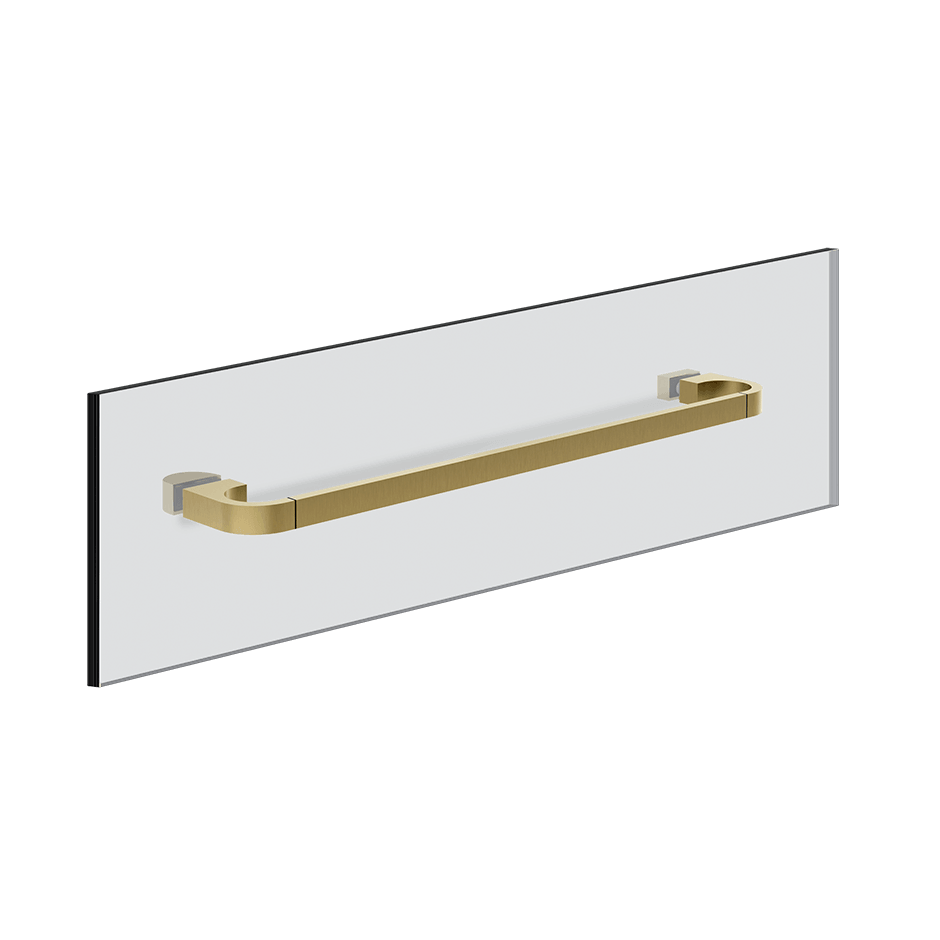 Gessi Towel Rail 74913 in Brass Brushed Pvd
