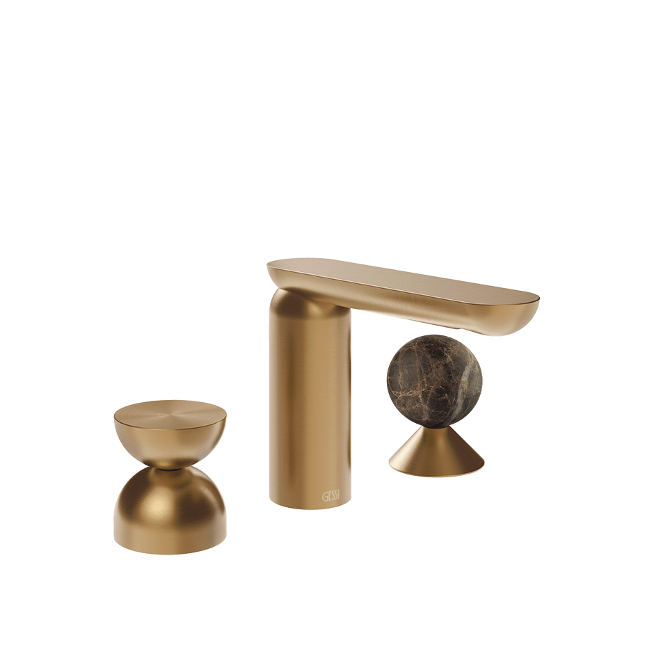 Gessi Washbasin Group 74918 in Warm Bronze Br. Pvd