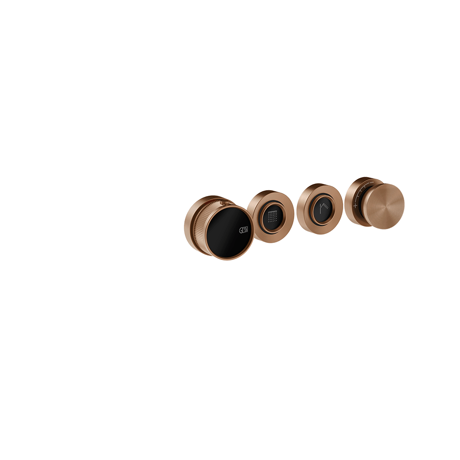 Gessi Shower Mixer 74932 in Copper Brushed Pvd