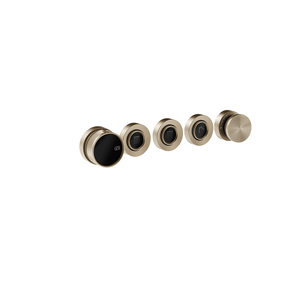 Gessi Shower Mixer 74934 in Finox Brushed Nickel