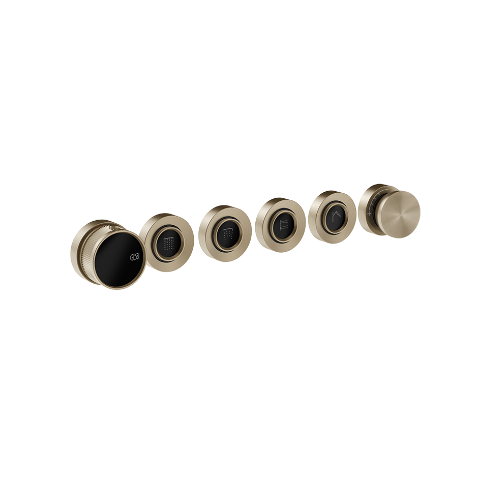 Gessi Shower Mixer 74936 in Finox Brushed Nickel