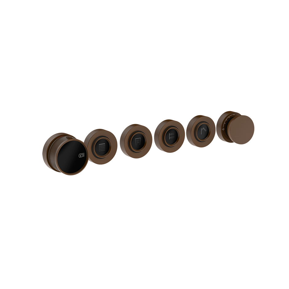 Gessi Shower Mixer 74936 in Dark Bronze