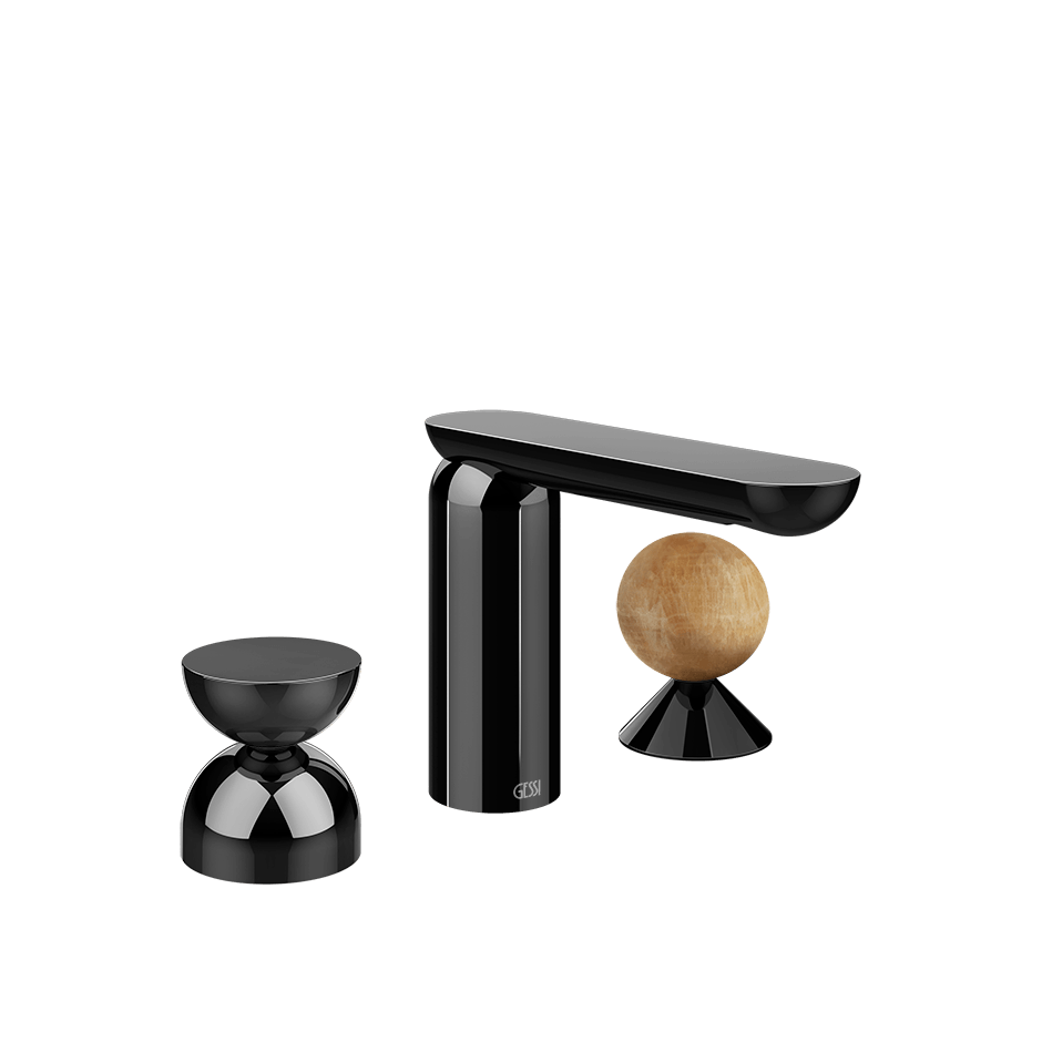 Gessi Washbasin Group 74938 in Black Metal Pvd