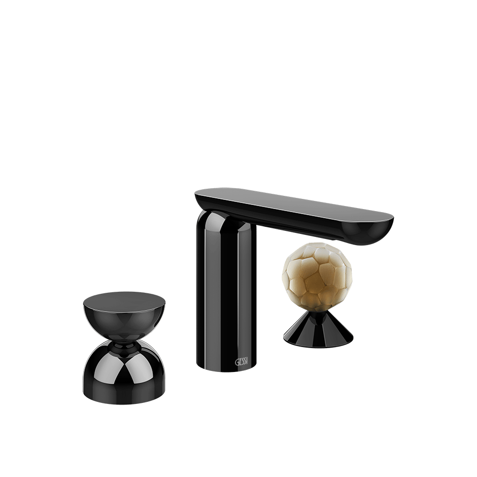 Gessi Washbasin Group 74948 in Black Metal Pvd