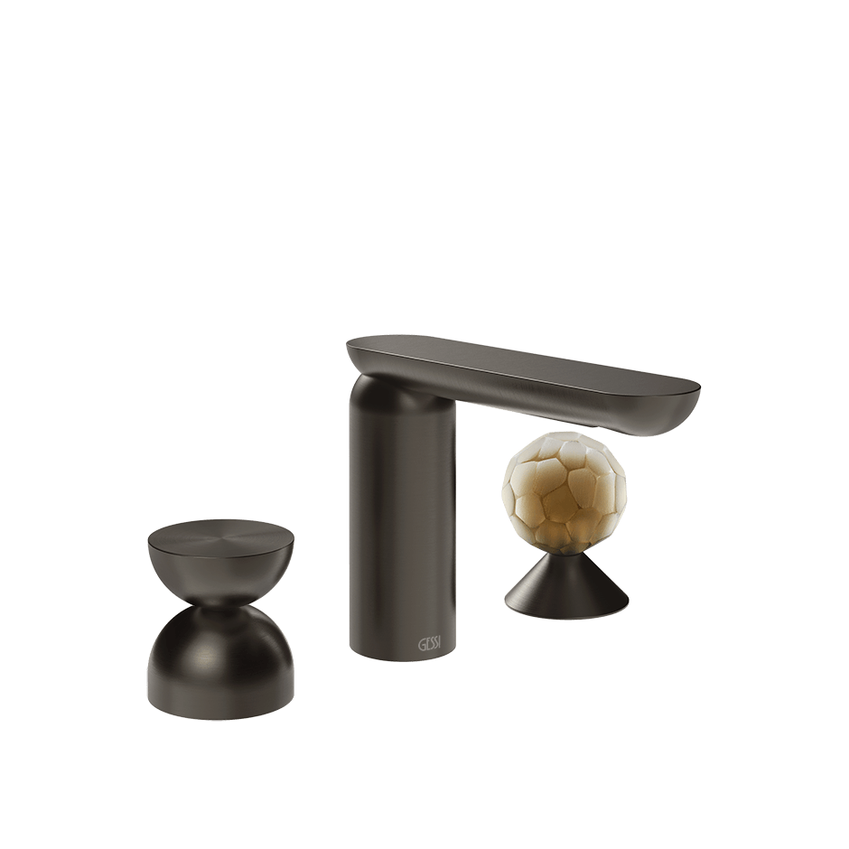 Gessi Washbasin Group 74948 in Black Metal Br. Pvd