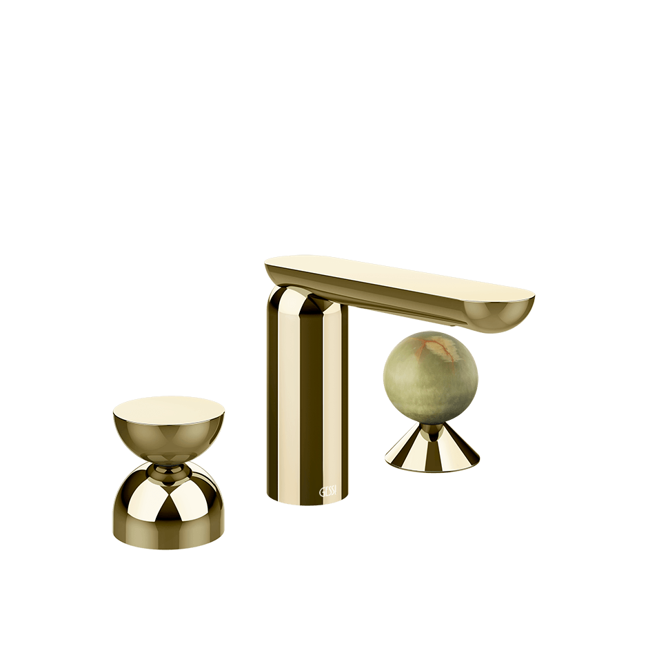 Gessi Washbasin Group 74958 in Brass Pvd