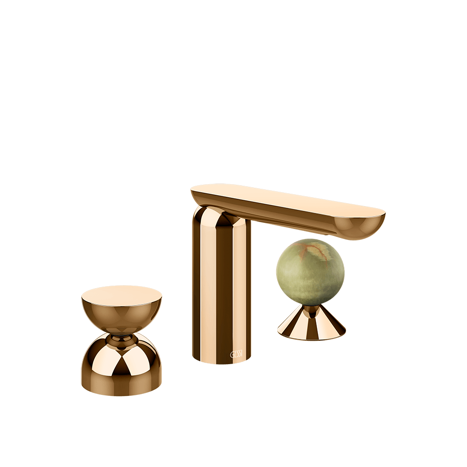 Gessi Washbasin Group 74958 in Warm Bronze Pvd