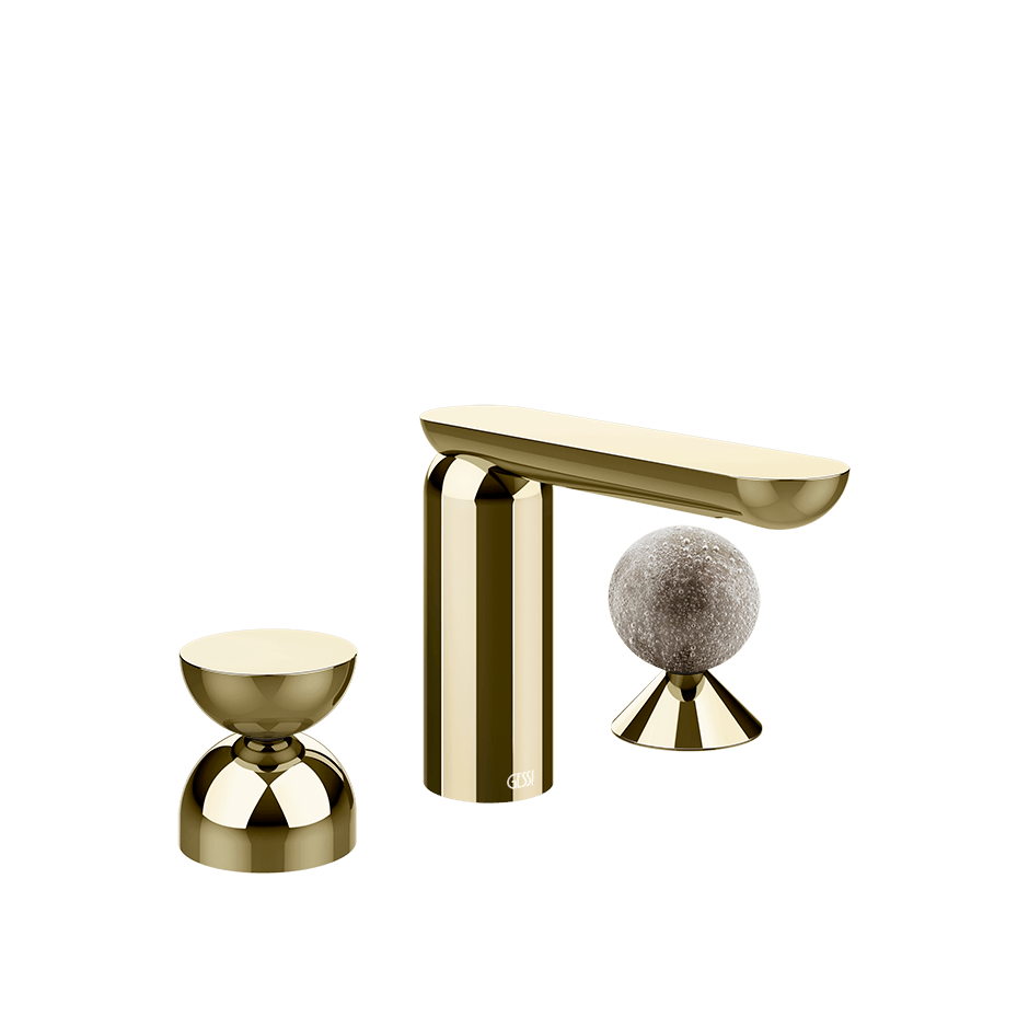 Gessi Washbasin Group 74968 in Brass Pvd