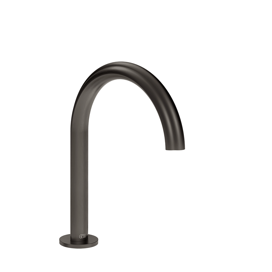 Gessi Basin Spout 76021 in Black Metal Br. Pvd