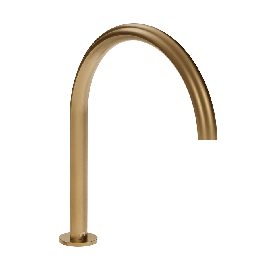 Gessi Basin Spout 76025 in Warm Bronze Br. Pvd