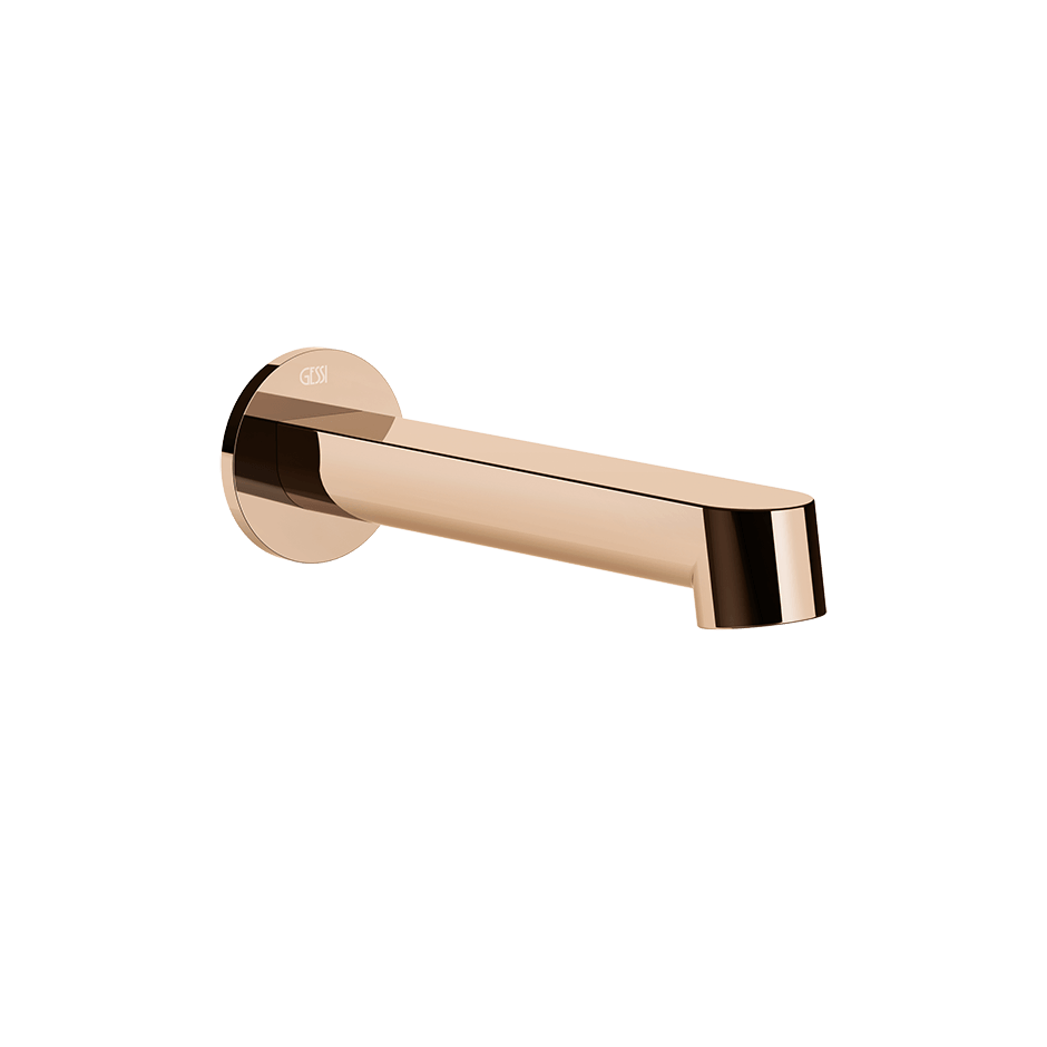 Gessi Bath Spout 76103 in Copper Pvd