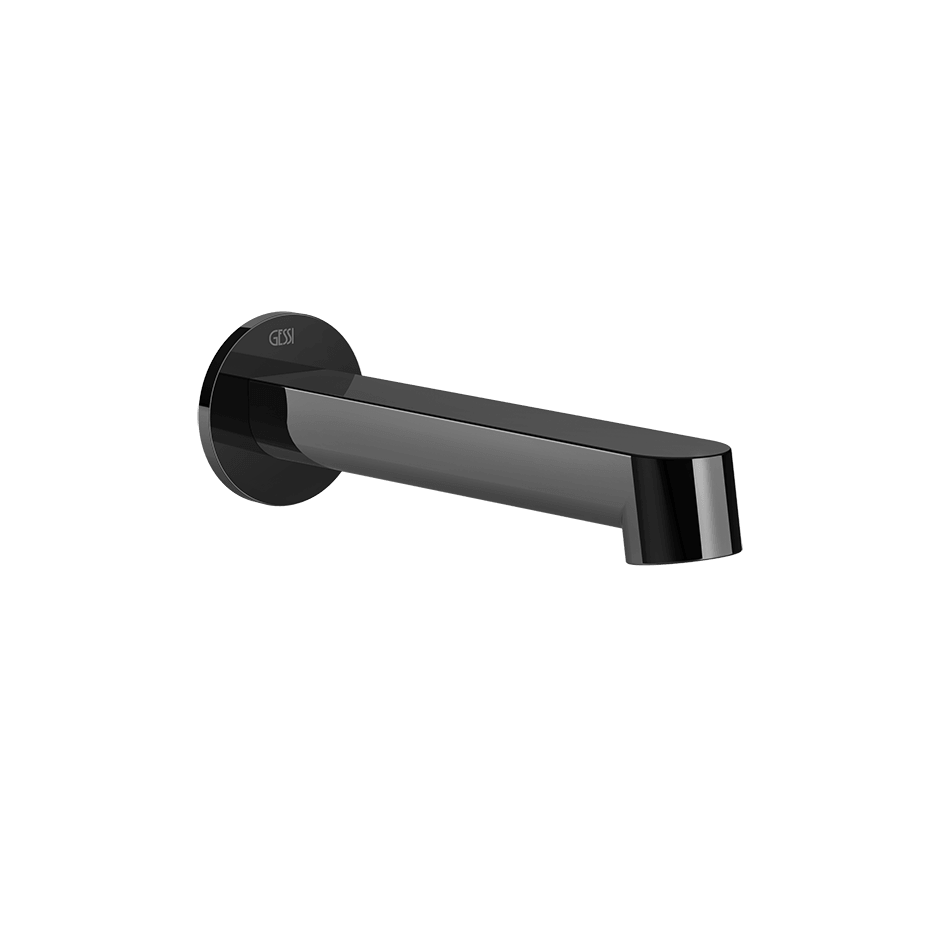 Gessi Bath Spout 76103 in Black Metal Pvd