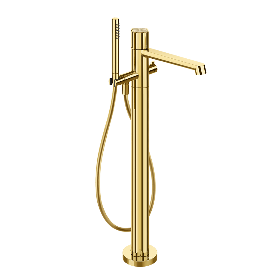 Gessi Bath Mixer 76228 in Gold Pvd
