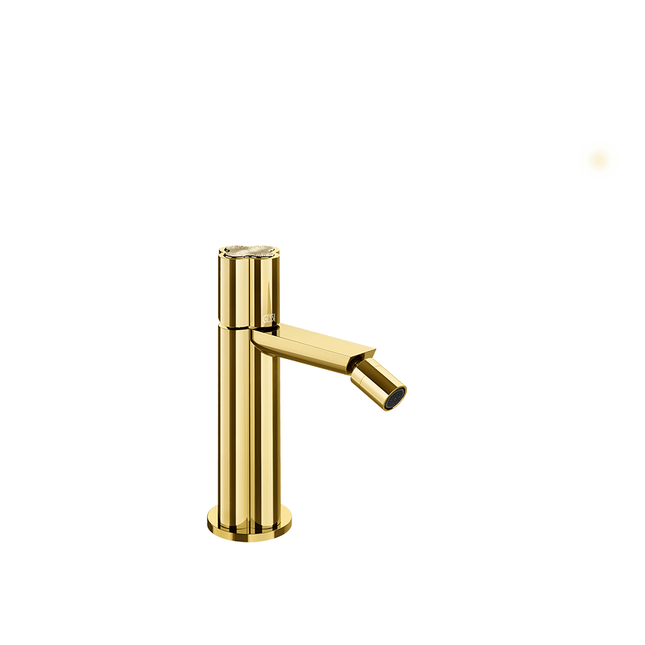 Gessi Bidet Mixer 76267 in Gold Pvd