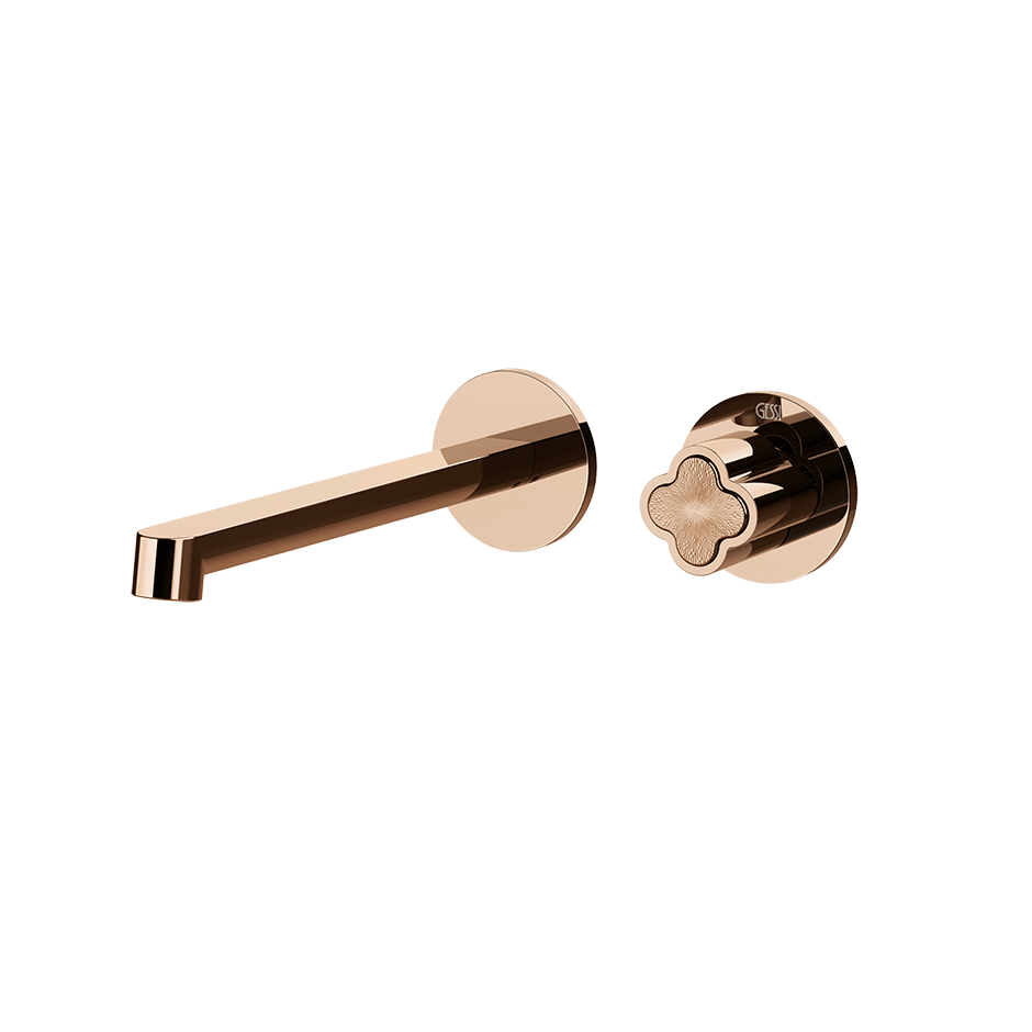 Gessi Washbasin Mixer 76288 in Copper Pvd
