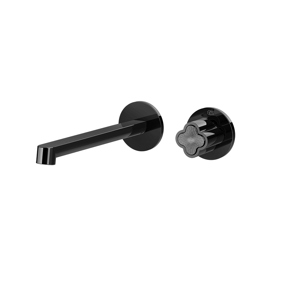 Gessi Washbasin Mixer 76288 in Black Metal Pvd
