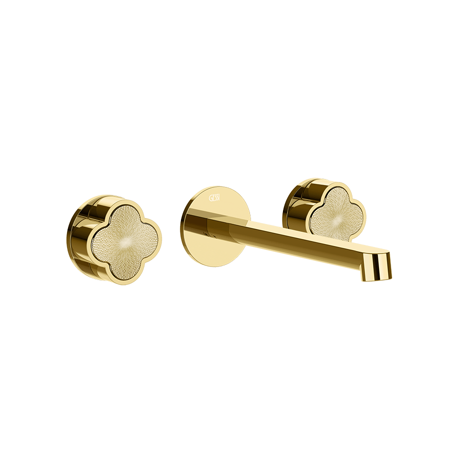 Gessi Washbasin Group 76290 in Gold Pvd