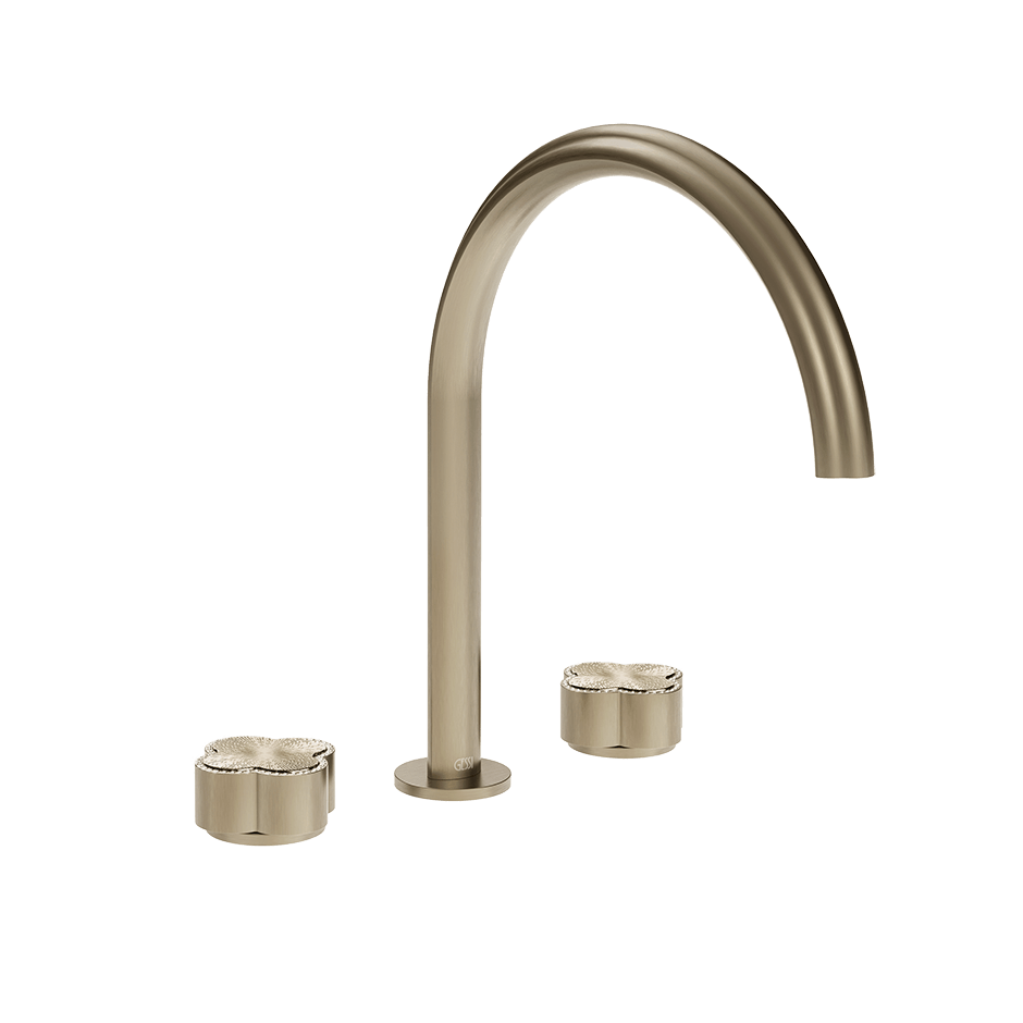 Gessi Washbasin Group 76316 in Finox Brushed Nickel
