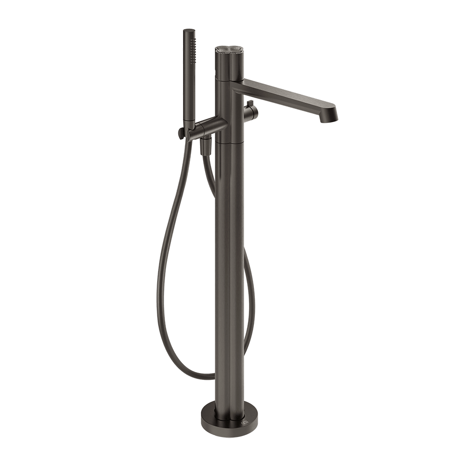 Gessi Bath Mixer 76328 in Black Metal Br. Pvd