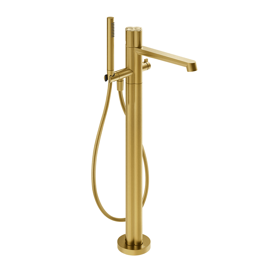 Gessi Bath Mixer 76328 in Gold Brushed Pvd