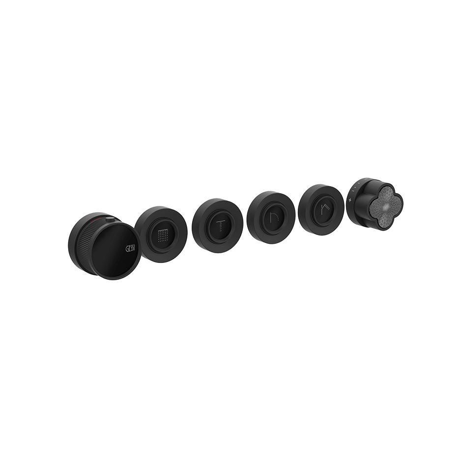 Gessi Shower Mixer 76338 in Matte Black