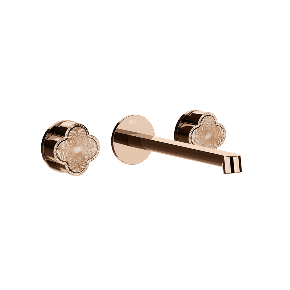 Gessi Washbasin Group 76390 in Copper Pvd