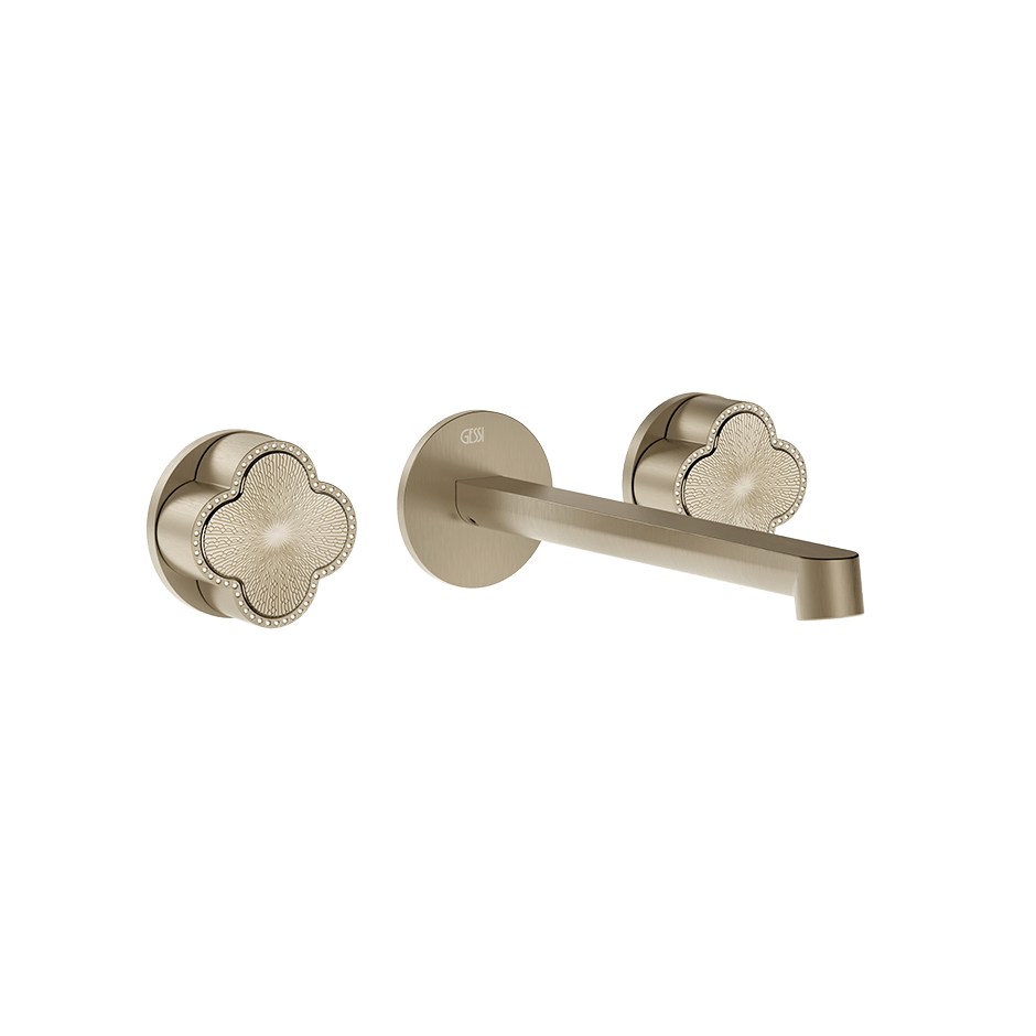 Gessi Washbasin Group 76390 in Finox Brushed Nickel